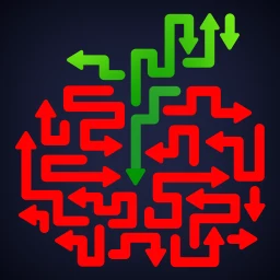 Symbol von Pfeil-Master: Farblabyrinth